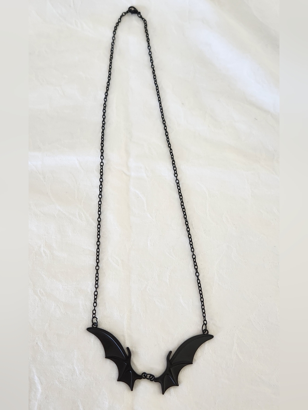 Black Gothic Batwing Necklace